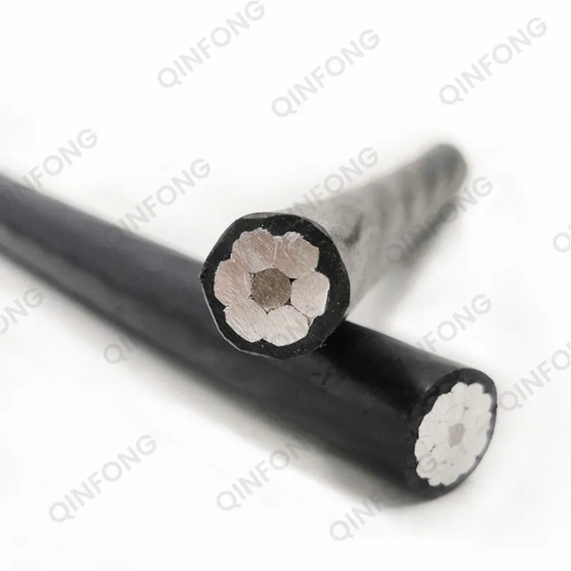 Núcleo de acero+Cable aislado aéreo con núcleo de aluminio trenzado